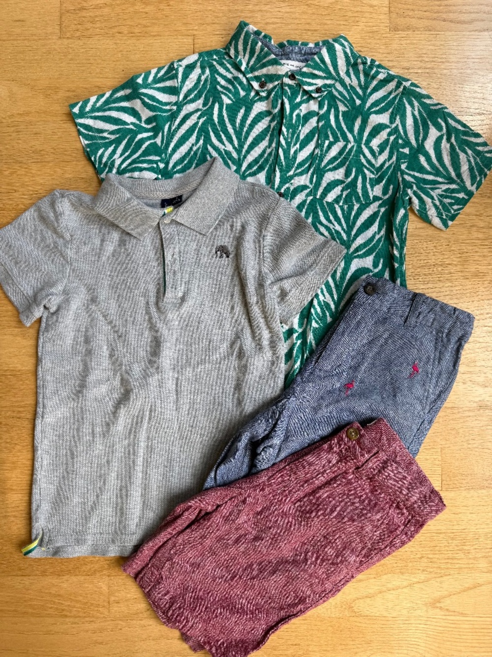 Size 8 Boys Summer Vacation Bundle Janie and Jack + Crew Cuts